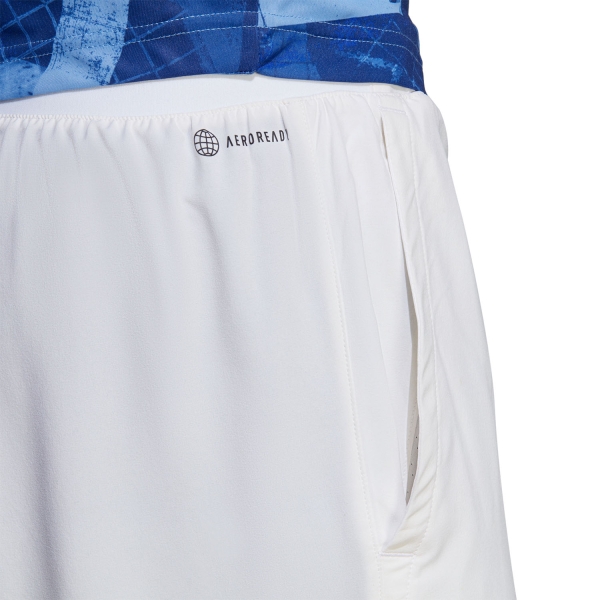 adidas Club Stretch Woven 7in Shorts - White