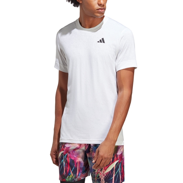 Men's T-Shirt Padel adidas FreeLift TShirt  White HR6484