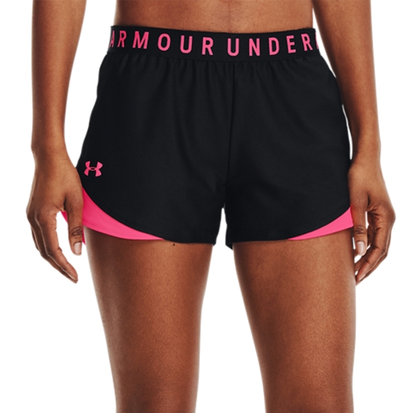 Women's Padel Skirts and Shorts Under Armour Play Up 3.0 3in Shorts  Black 13445520028