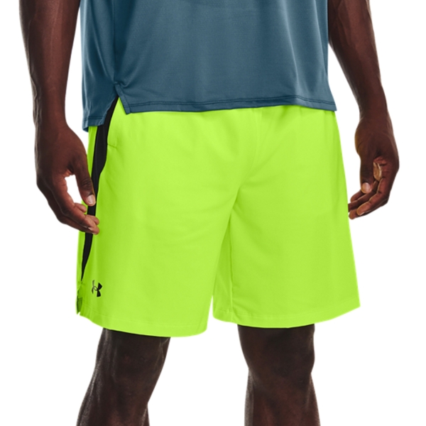 Men's Padel Shorts Under Armour Tech Vent 8in Shorts  Lime Surge/Black 13769550369