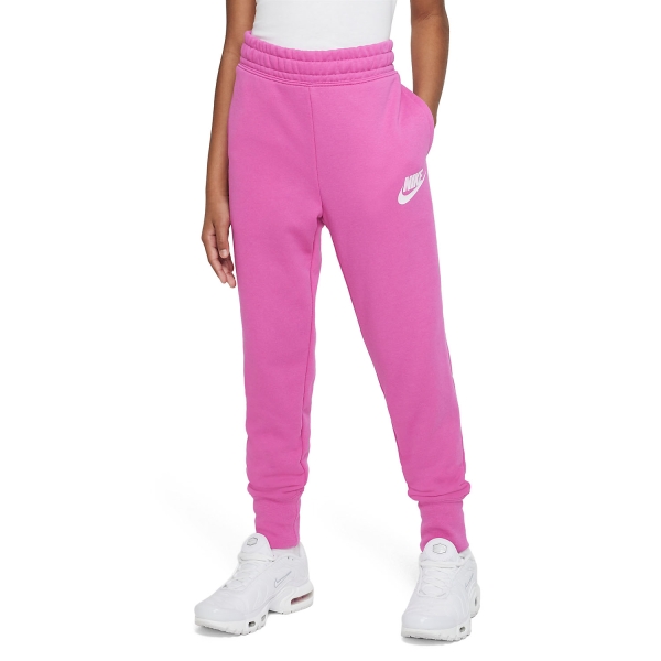Girl's Padel Pants Nike Club Logo Pants Girl  Active Fuchsia/White DC7211623