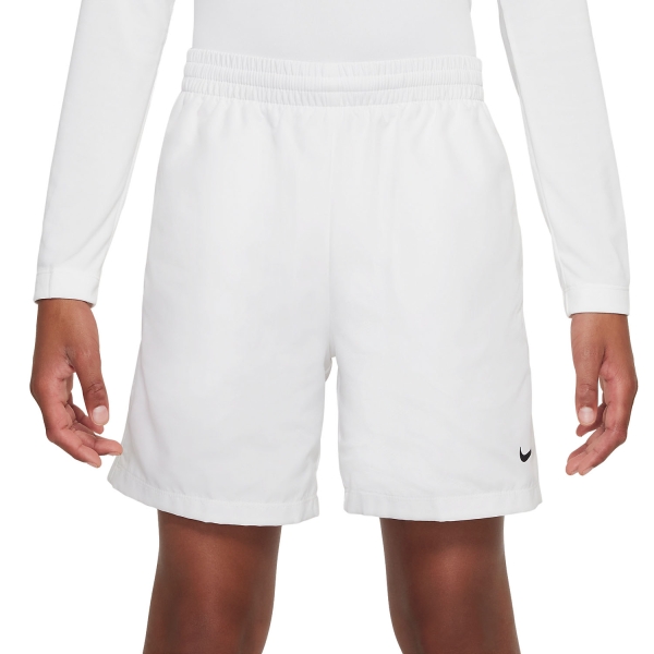 Boy's Padel Shorts and Pants Nike DriFIT Icon 6in Shorts Boy  White/Black DX5382100