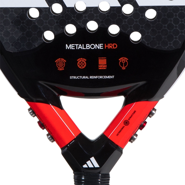 adidas Metalbone HRD 3.2 Padel - Black/Red/White