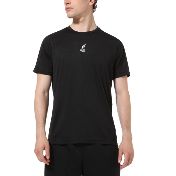 Men's T-Shirt Padel Australian Ace Holi TShirt  Nero PAUTS0011003