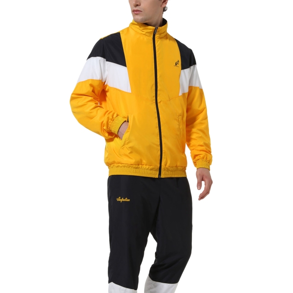 Men's Padel Suit Australian Smash Icon Tracksuit  Yellow/Blue LSUTU0211953