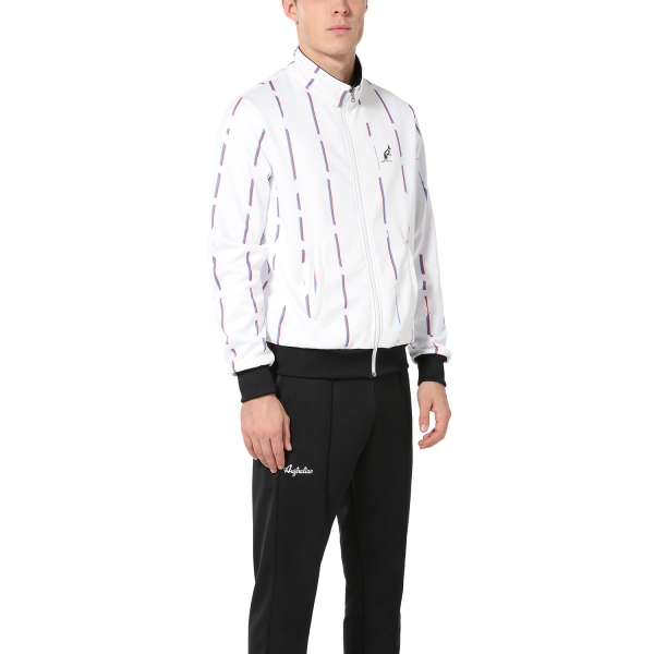 Men's Padel Suit Australian Stripe Double Tracksuit  Bianco TEUTU0017002