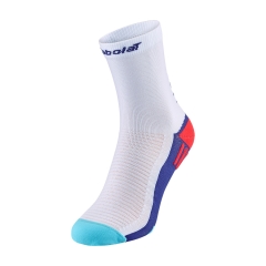 Babolat Motion Socks - White/Surf Blue
