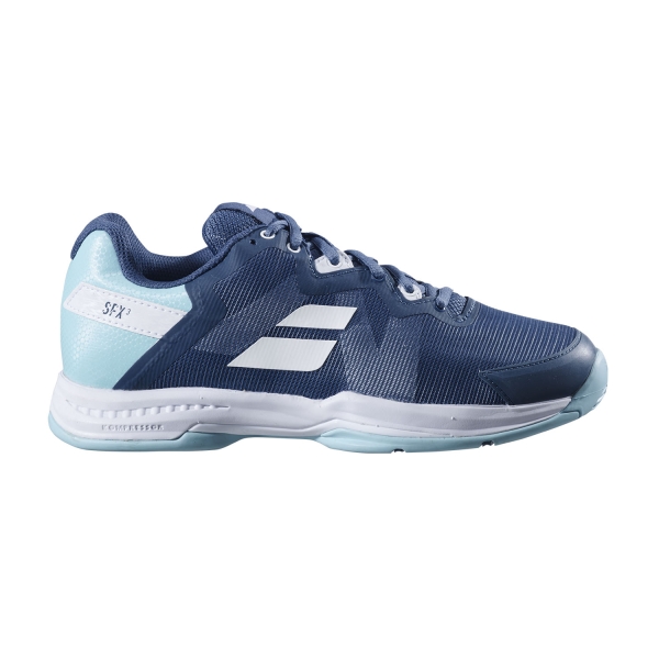 Zapatillas Padel Mujer Babolat SFX3 All Court  Deep Dive/Blue 31S235304102