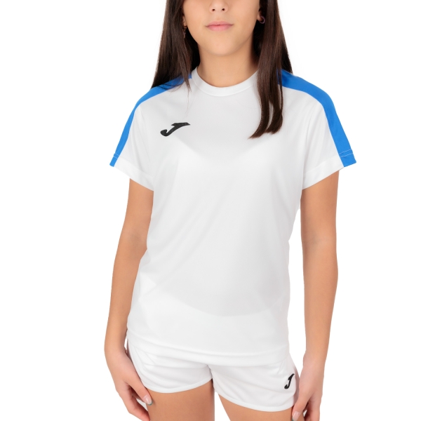 Top y Camisas Padel Niña Joma Academy III Camiseta Nina  White/Royal 901141.207