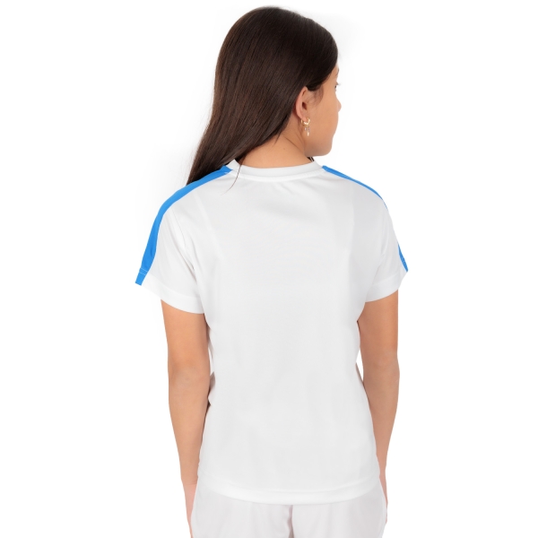 Joma Academy III T-Shirt Girls - White/Royal