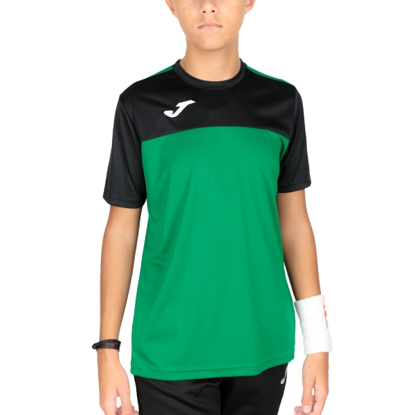 Polo y Camiseta Padel Niño Joma Winner Camiseta Nino  Green/Black 100946.401