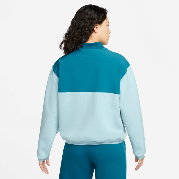 Nike Court Dri-FIT Heritage Jacket - Ocean Bliss/Green Abyss