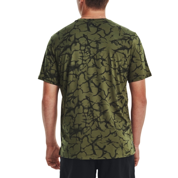 Under Armour Rush Energy Print T-Shirt - Marine Od Green/Black