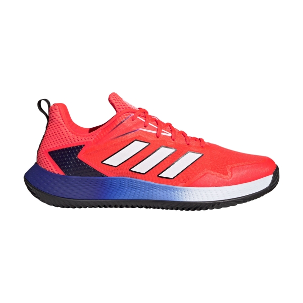 adidas Defiant Speed Men's Tennis Shoes - Solar Red/Ftwr White