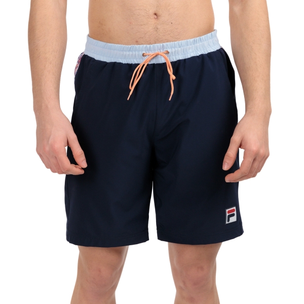 Men's Padel Shorts Fila Eric 8in Shorts  Navy AOM2391041500