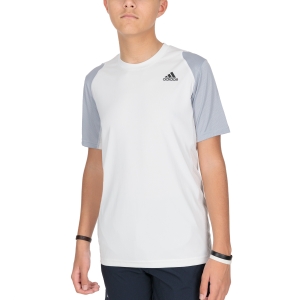 Polo y Camiseta Padel Niño adidas Club Camiseta Nino  White/Halo Silver HD2219