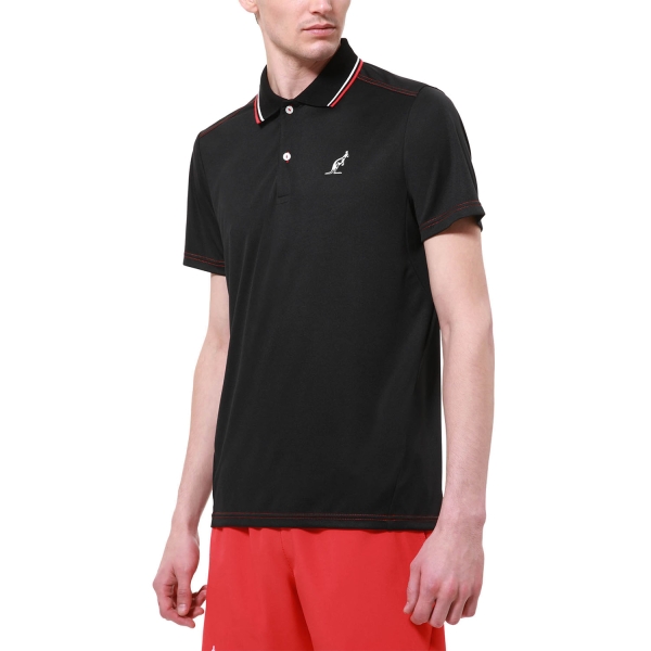 Men's Padel Polo Australian Ace Technical Polo  Nero TEUPO0003003D