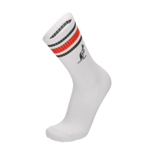 Padel Socks Australian Stripes Socks  Bianco/Rosso Vivo TEXCZ0012002RB
