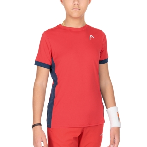 Polo y Camiseta Padel Niño Head Slice Camiseta Nino  Red/Dark Blue 816012RDDB