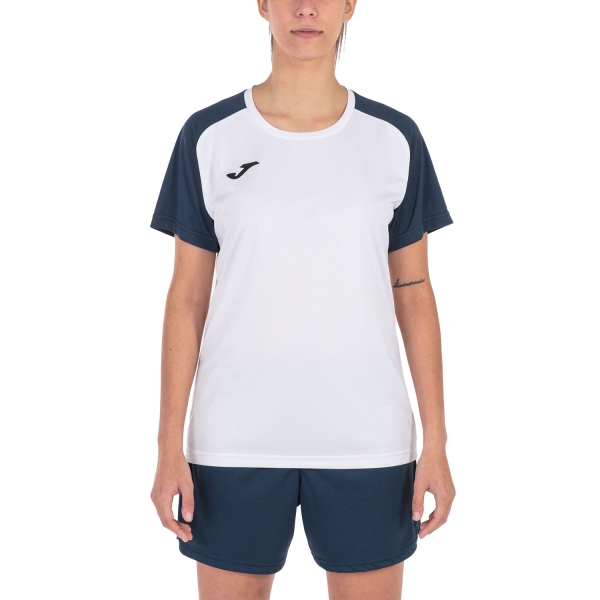 Camiseta y Polo Padel Mujer Joma Academy IV Camiseta  White/Navy 901335.203