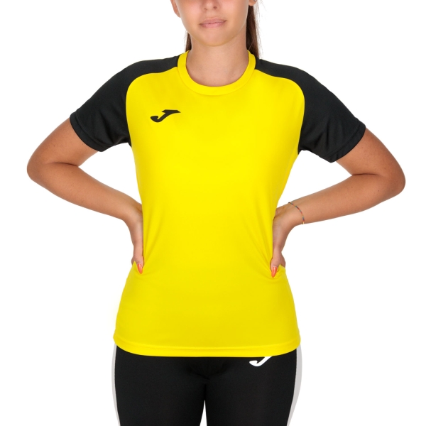 Camiseta y Polo Padel Mujer Joma Academy IV Camiseta  Yellow/Black 901335.901
