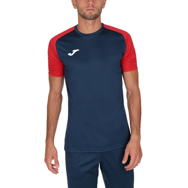 Camiseta Padel Hombre Joma Academy IV Camiseta  Navy/Red 101968.336