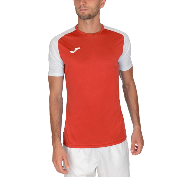 Camiseta Padel Hombre Joma Academy IV Camiseta  Red/White 101968.602