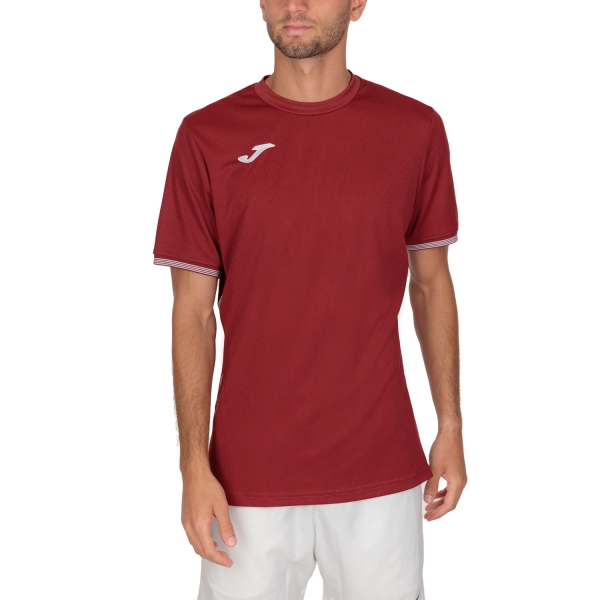 Men's T-Shirt Padel Joma Campus III TShirt  Burgundy 101587.671