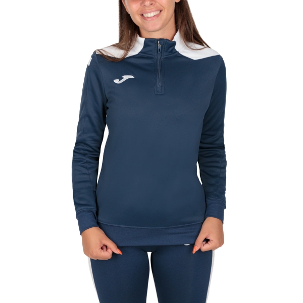 Women's Padel Shirts & Hoodies Joma Championship VI Sweatshirt  Navy/White 901268.332