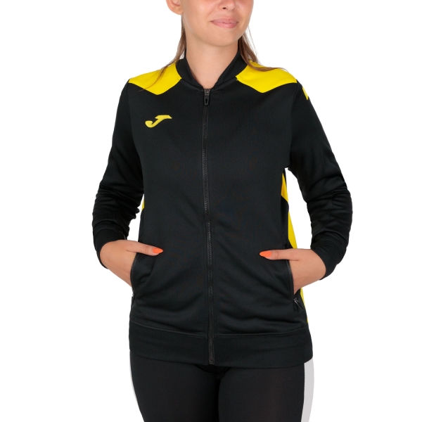 Women's Padel Jacket Joma Championship VI Jacket  Black/Yellow 901267.109