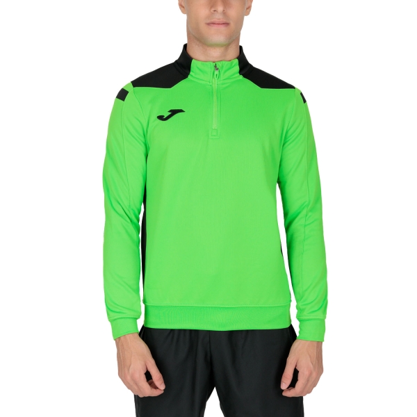 Camiseta y Sudadera Padel Hombre Joma Championship VI Camisa  Fluor Green/Black 101952.021