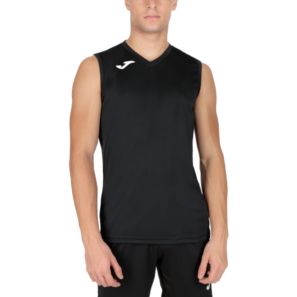 Men's T-Shirt Padel Joma Combi Tank  Black/White 100436.100