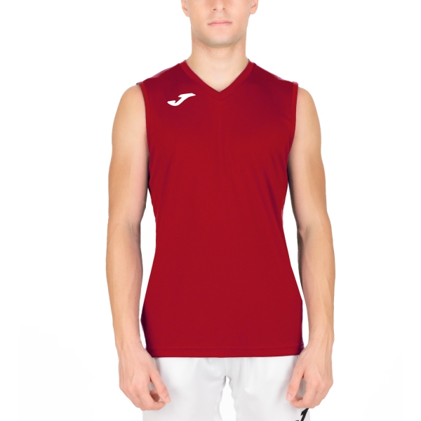 Camiseta Padel Hombre Joma Combi Top  Red/White 100436.600