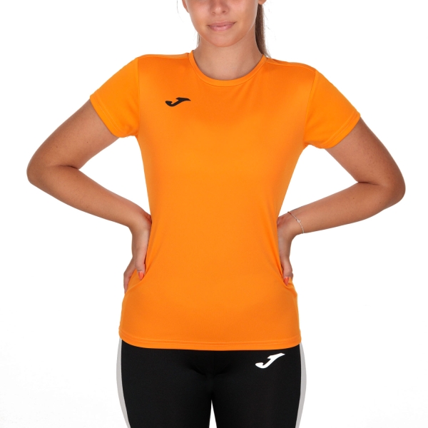 Women's Padel T-Shirt and Polo Joma Combi TShirt  Orange 900248.880