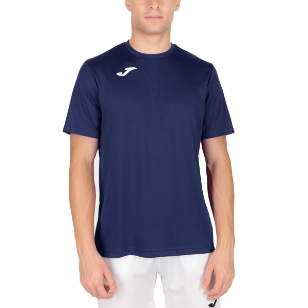 Camiseta Padel Hombre Joma Combi Camiseta  Dark Navy/White 100052.331