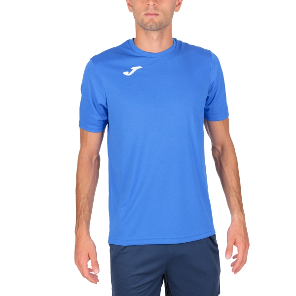 Camiseta Padel Hombre Joma Combi Camiseta  Blue/White 100052.700