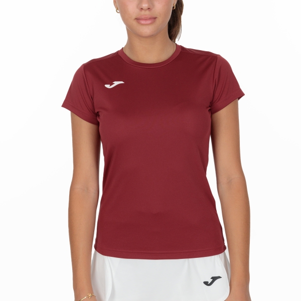 Camiseta y Polo Padel Mujer Joma Combi Camiseta  Bordeaux/White 900248.671