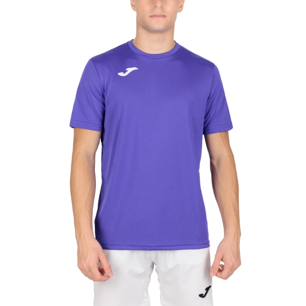 Camiseta Padel Hombre Joma Combi Camiseta  Violet/White 100052.550