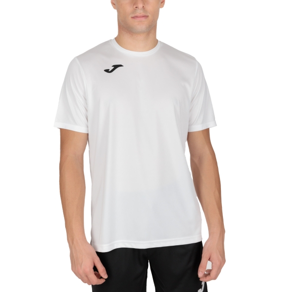 Camiseta Padel Hombre Joma Combi Camiseta  White/Black 100052.200