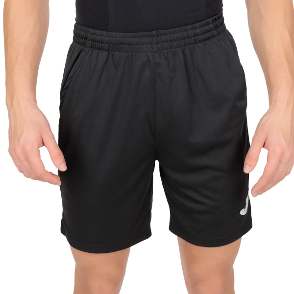 Men's Padel Shorts Joma Drive 7.5in Shorts  Black/White 100438.100