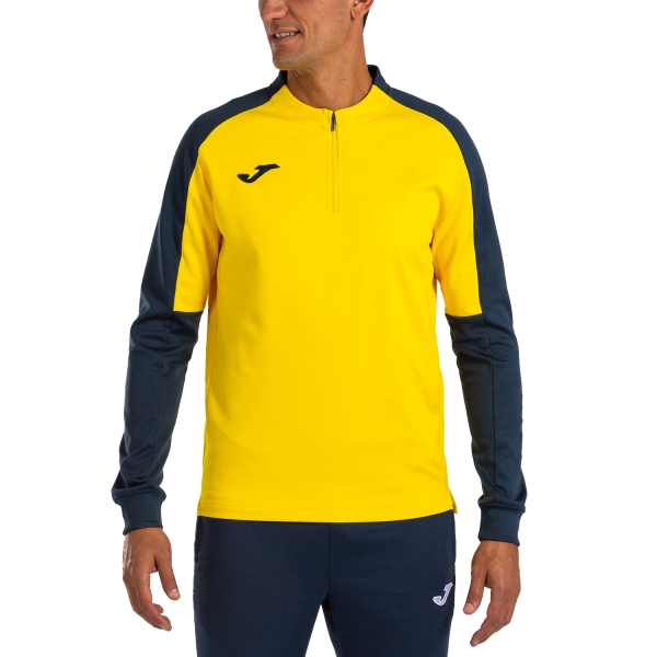 Camiseta y Sudadera Padel Hombre Joma Eco Championship Camisa  Yellow/Navy 102749.903