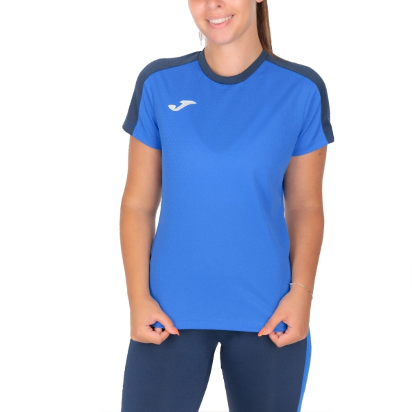 Camiseta y Polo Padel Mujer Joma Eco Championship Logo Camiseta  Royal/Navy 901690.703
