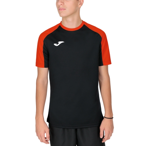 Camiseta Padel Hombre Joma Eco Championship Camiseta  Black/Red 102748.106