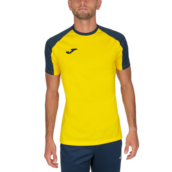 Camiseta Padel Hombre Joma Eco Championship Camiseta  Yellow/Navy 102748.903