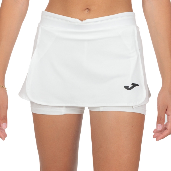 Falda y Shorts Padel Mujer Joma Open II Falda  White 900759.200
