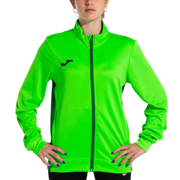 Camisetas y Sudaderas Padel Mujer Joma Winner II Sudadera  Fluor Green 901679.024