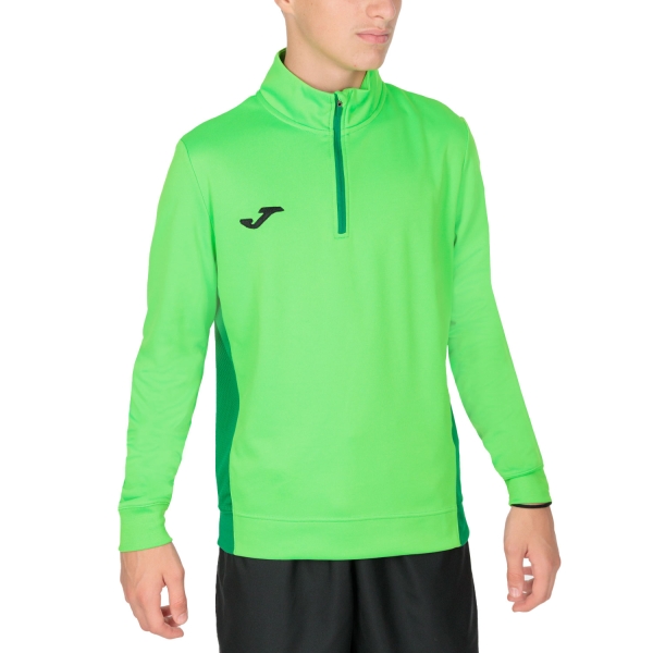 Camiseta y Sudadera Padel Hombre Joma Winner II Camisa  Fluor Green 102655.024