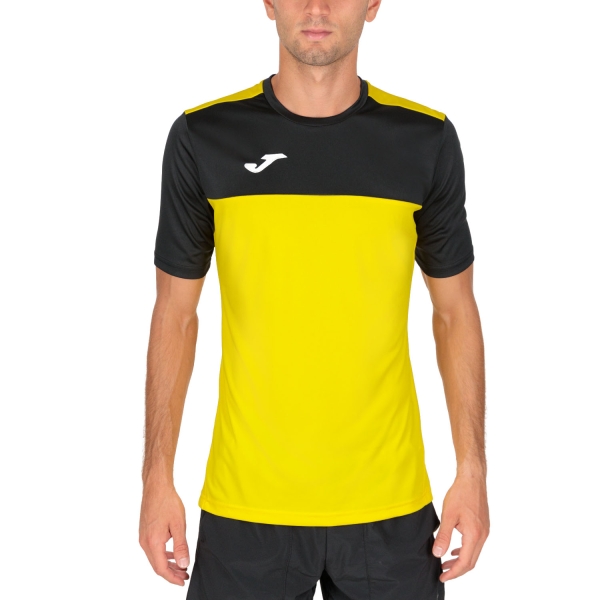 Men's T-Shirt Padel Joma Winner TShirt  Yellow/Black 100946.901