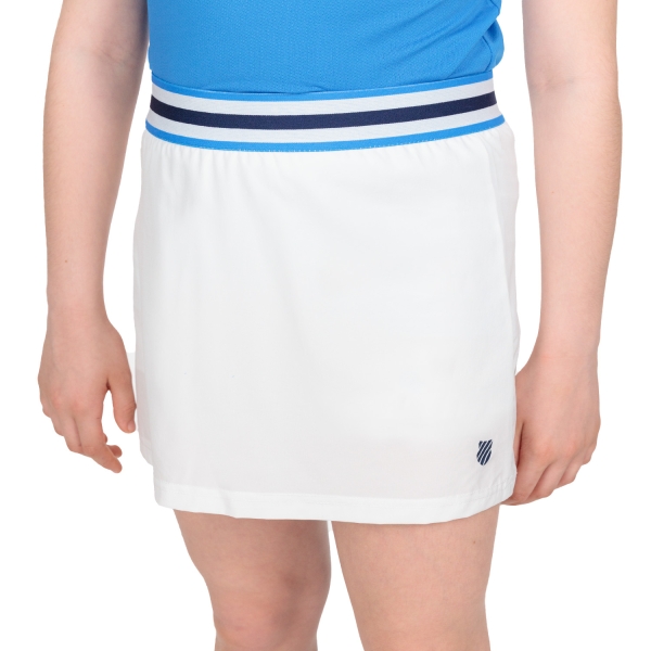 Girl's Padel Skirts and Shorts KSwiss Core Team Skirt Girl  White 184992100