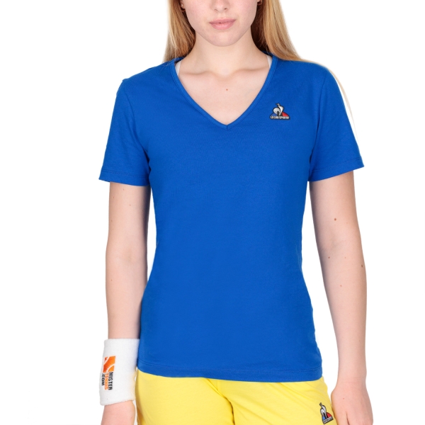 Women's Padel T-Shirt and Polo Le Coq Sportif Essentiels TShirt  Bleu Electro 2220569